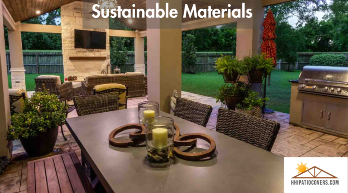 Outdoor Furniture Trends sustainable materials
