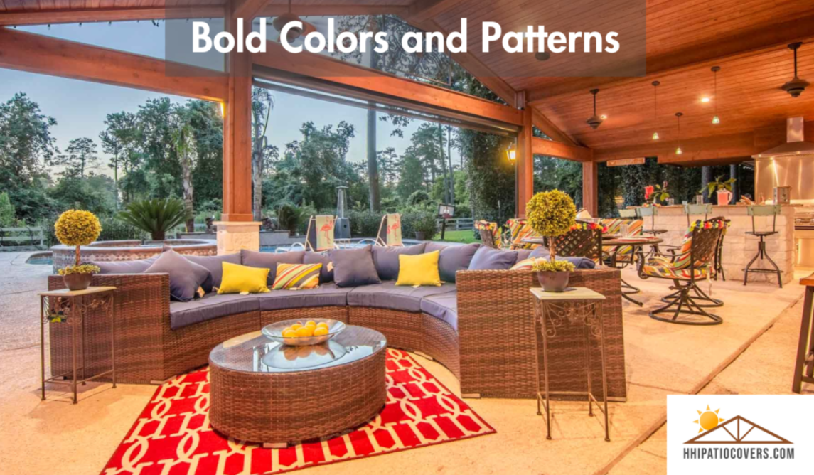 Outdoor Furniture Trends Bold Colors